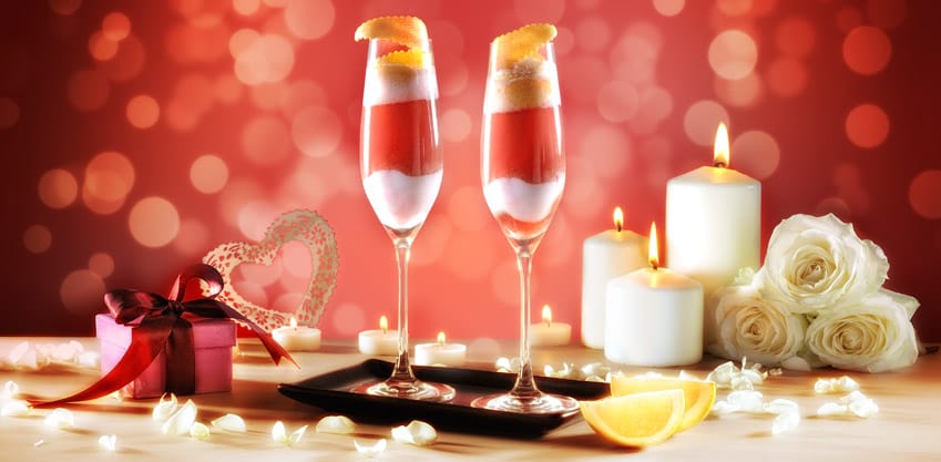 Drink di San Valentino con lychee e Emozioni al Pompelmo Sanbittèr