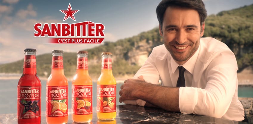 Nuovo Spot Sanbittèr Emozioni, aperitivo ready to drink made in Italy