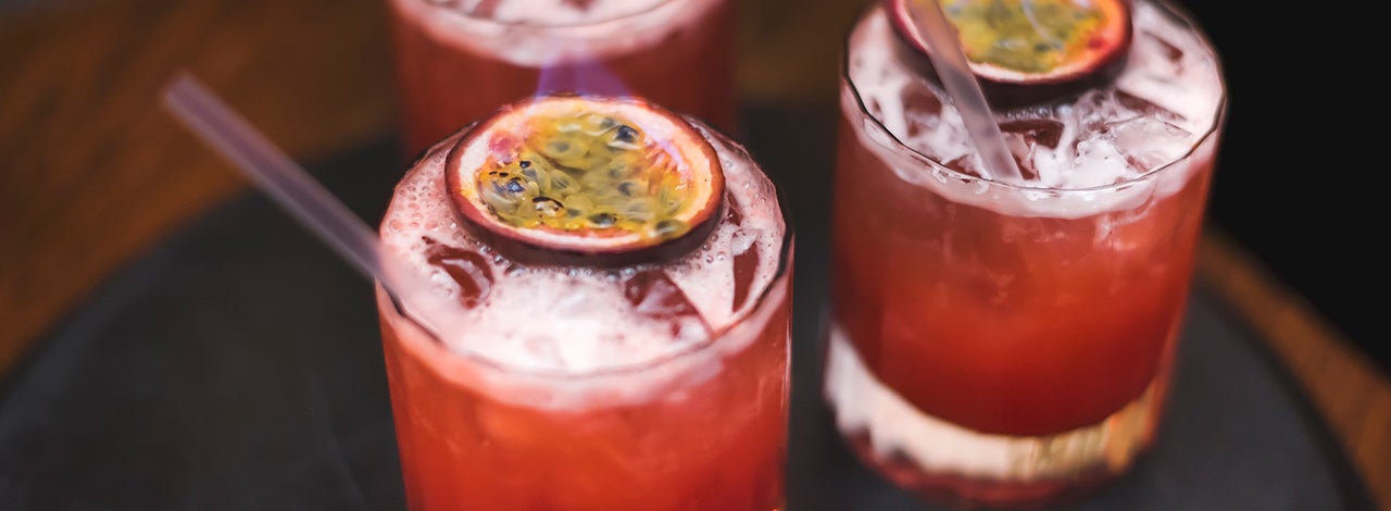 Cocktail passion fruit