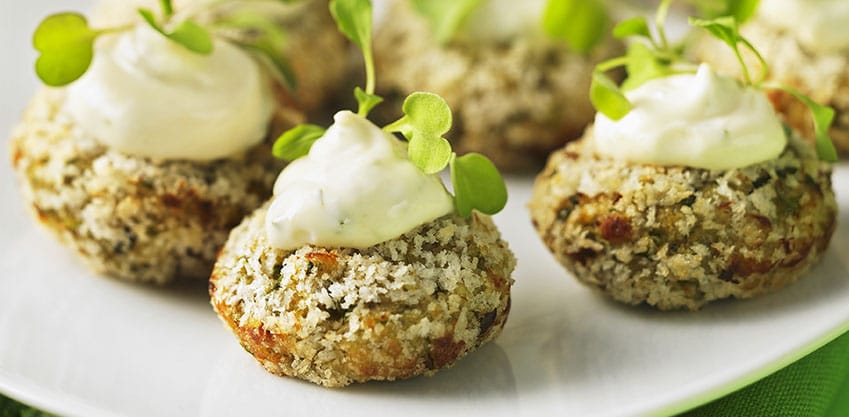 Crocchette di piselli per l’aperitivo vegano