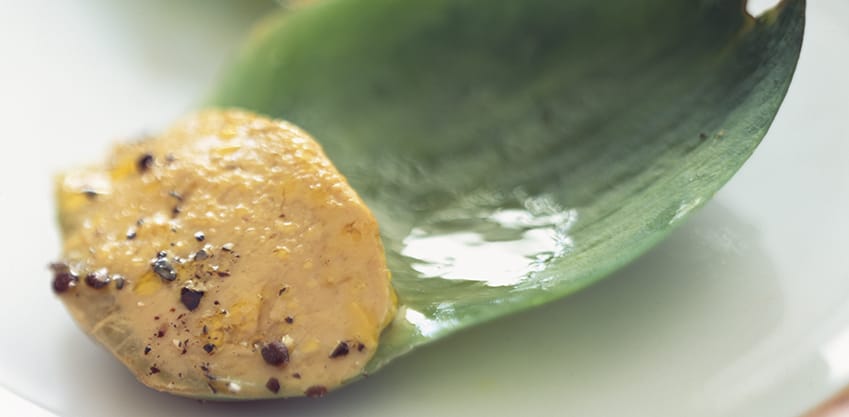 Finger food di carciofi e fonduta di formaggio da abbinare a Sanbittèr Emozioni Ribes Nero