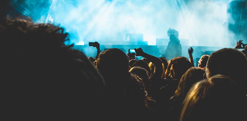 Folla al concerto di Coachella