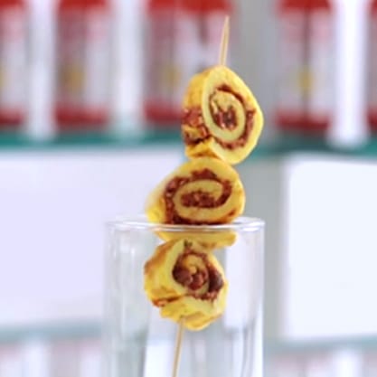 Girelle colorate, ricetta facile, finger food per un aperitivo Italian Style