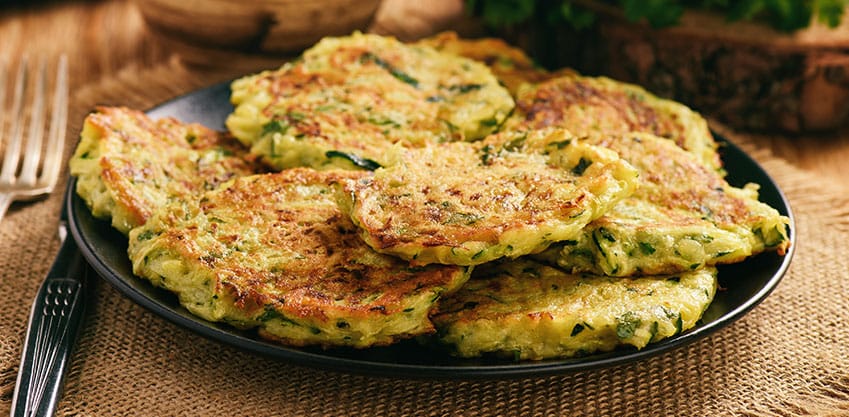 Frittelle di zucchine senza glutine