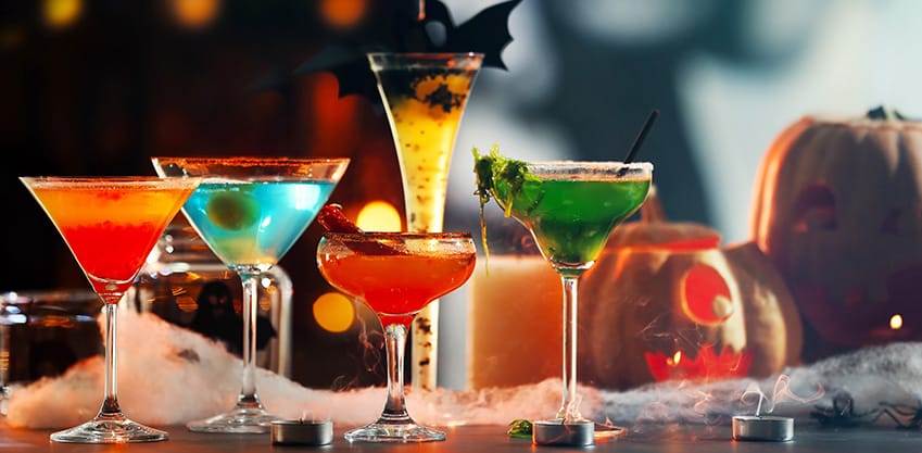 Halloween cocktail