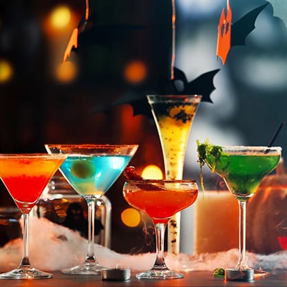 Halloween cocktail