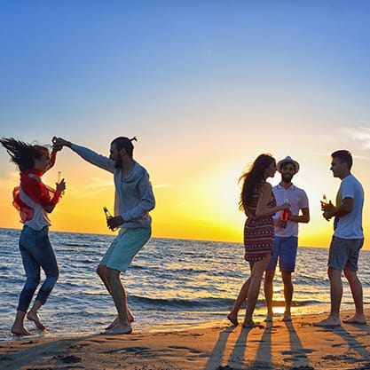 Locali per aperitivo sulla spiaggia 2017