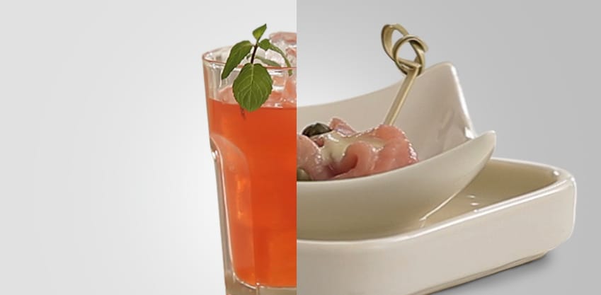 Pompelmo Crush e rosa di vitello tonnata, un aperitivo sfizioso e colorato con un tocco di Sanbittèr Pompelmo Crush e rosa di vitello tonnata, un aperitivo sfizioso e colorato con un tocco di Sanbittèr
