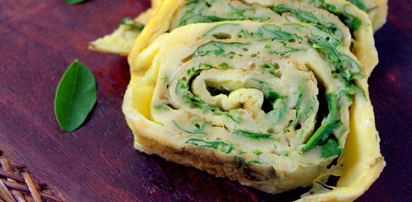 Rotolini di frittata senza glutine