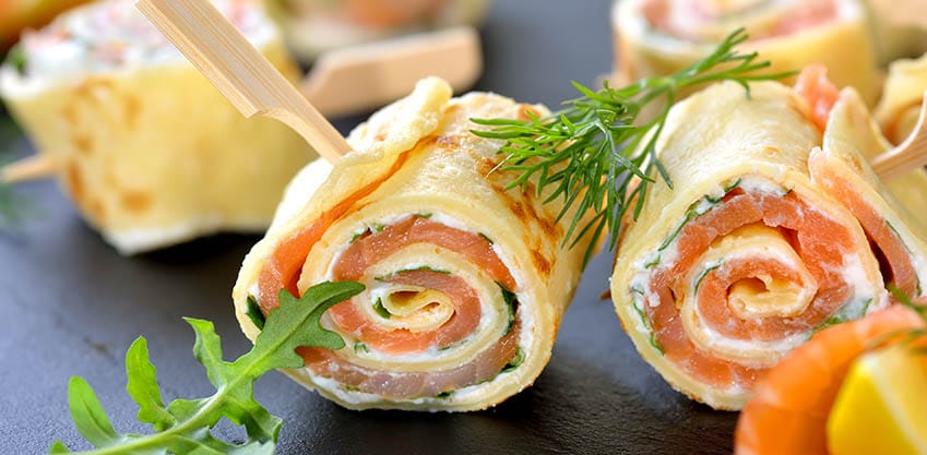 Rotolini di salmone