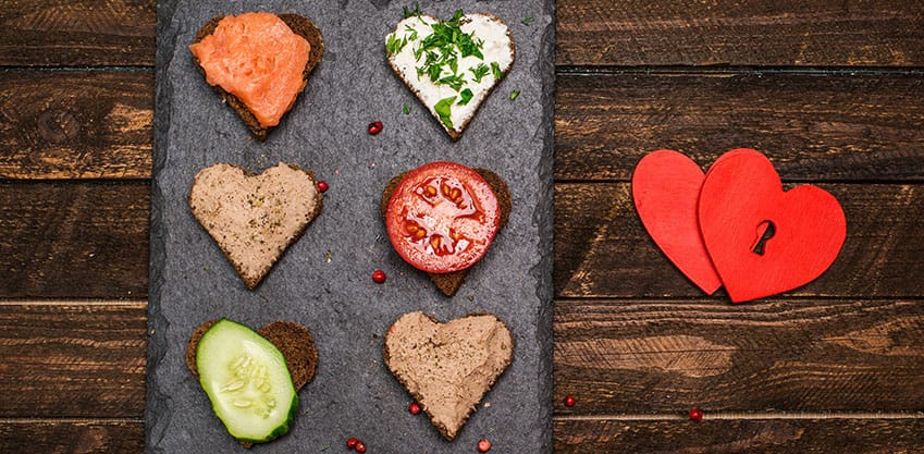 Scopri gli stuzzichini giusti per l'aperitivo di San Valentino