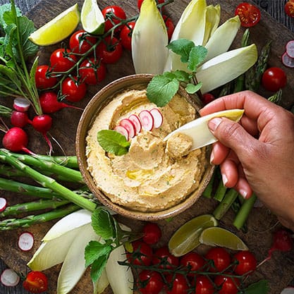 Stuzzichini per l’aperitivo vegetariano