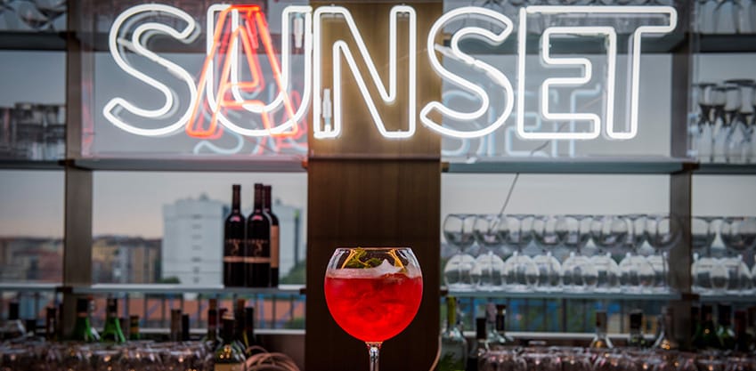 Sanbittèr celebra il “Connecting” con Sanset Sanset Aperitivo 2