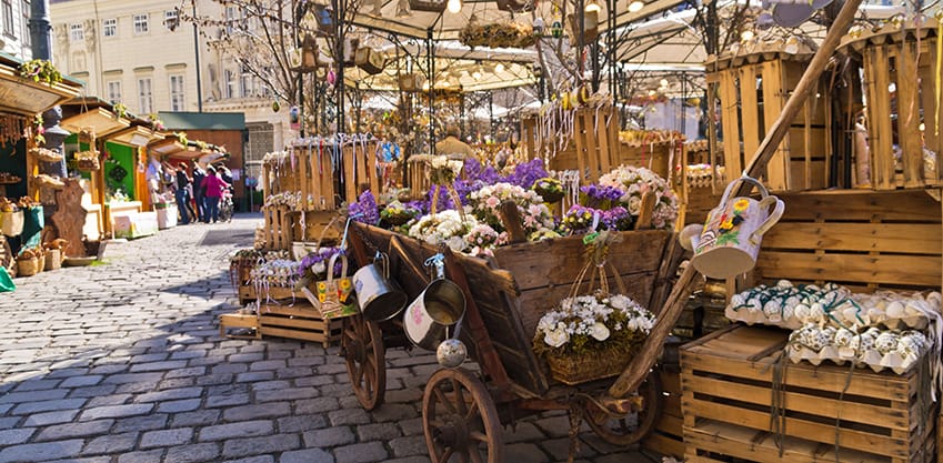 Vacanze di Pasqua 2019: le uova pasquali colorate di Vienna